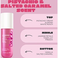Cake Beauty Hair & Body Mist, The Finishing Touch - Vitamin E & Argan Oil - Pistachio & Salted Caramel Scent - 6.8 Fl Oz / 200 mL
