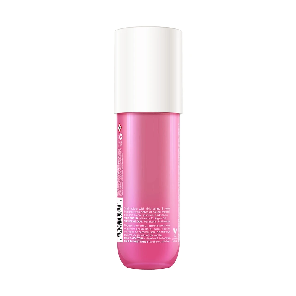 Cake Beauty Hair & Body Mist, The Finishing Touch - Vitamin E & Argan Oil - Pistachio & Salted Caramel Scent - 6.8 Fl Oz / 200 mL