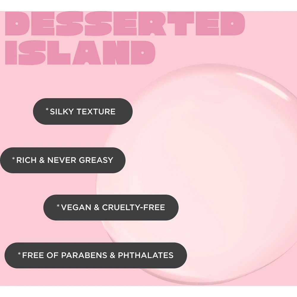 Cake Beauty Body Oil, Desserted Island - Rich & Nourishing Body Oil - Sunny & Sweet Scent - 3.4 Fl Oz / 100 mL