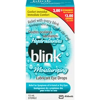 Blink Moisturizing Lubricant Eye Drops