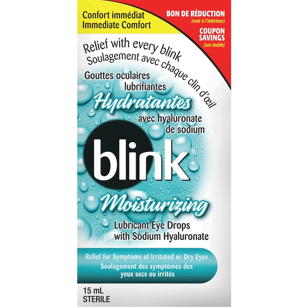 Blink Moisturizing Lubricant Eye Drops