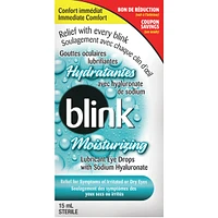 Blink Moisturizing Lubricant Eye Drops