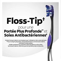 360 Advanced Floss-Tip Toothbrush, Adult Medium