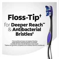 360 Advanced Floss-Tip Adult Soft Toothbrush