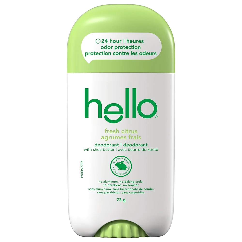 Fresh Citrus Aluminum Free Deodorant for Women and Men