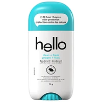 Clean + Fresh Aluminum Free Deodorant with Charcoal