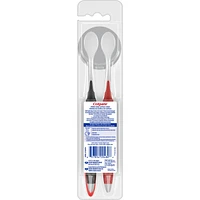Optic White Pro Series Charcoal Manual Toothbrush for Adults- 2 Pack
