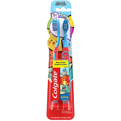 Kids Pokemon Toothbrush, Extra Soft for Children 5+ Years Old