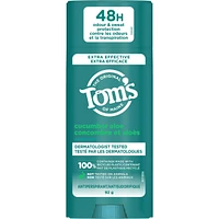 Tom’s of Maine Cucumber Aloe Antiperspirant for Women and Men, With Recycled Aluminum, 92g