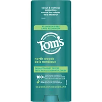 Tom’s of Maine North Woods Natural Deodorant for Men and Women, Aluminum Free, 92g