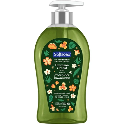Softsoap Limited Edition Liquid Hand Soap, Kitchen and Bathroom Hand Soap, Hawaiian Orchid Scent