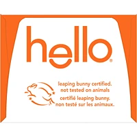 Hello Super Mega Whitening Toothpaste with Fluoride, Natural Peppermint Flavour, 82 mL Tube