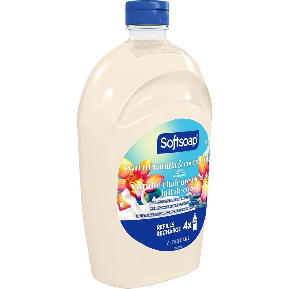 Softsoap Warm Vanilla & Coconut Milk Liquid Hand Soap Refill, 1.47 L