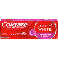 Optic White Sensitivity Relief Toothpaste, Gentle Mint