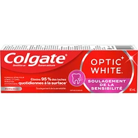 Optic White Sensitivity Relief Toothpaste, Gentle Mint