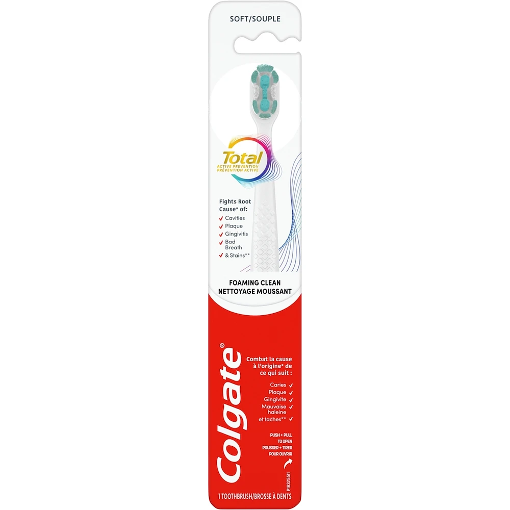 Total Active Prevention Foaming Clean Soft Toothbrush