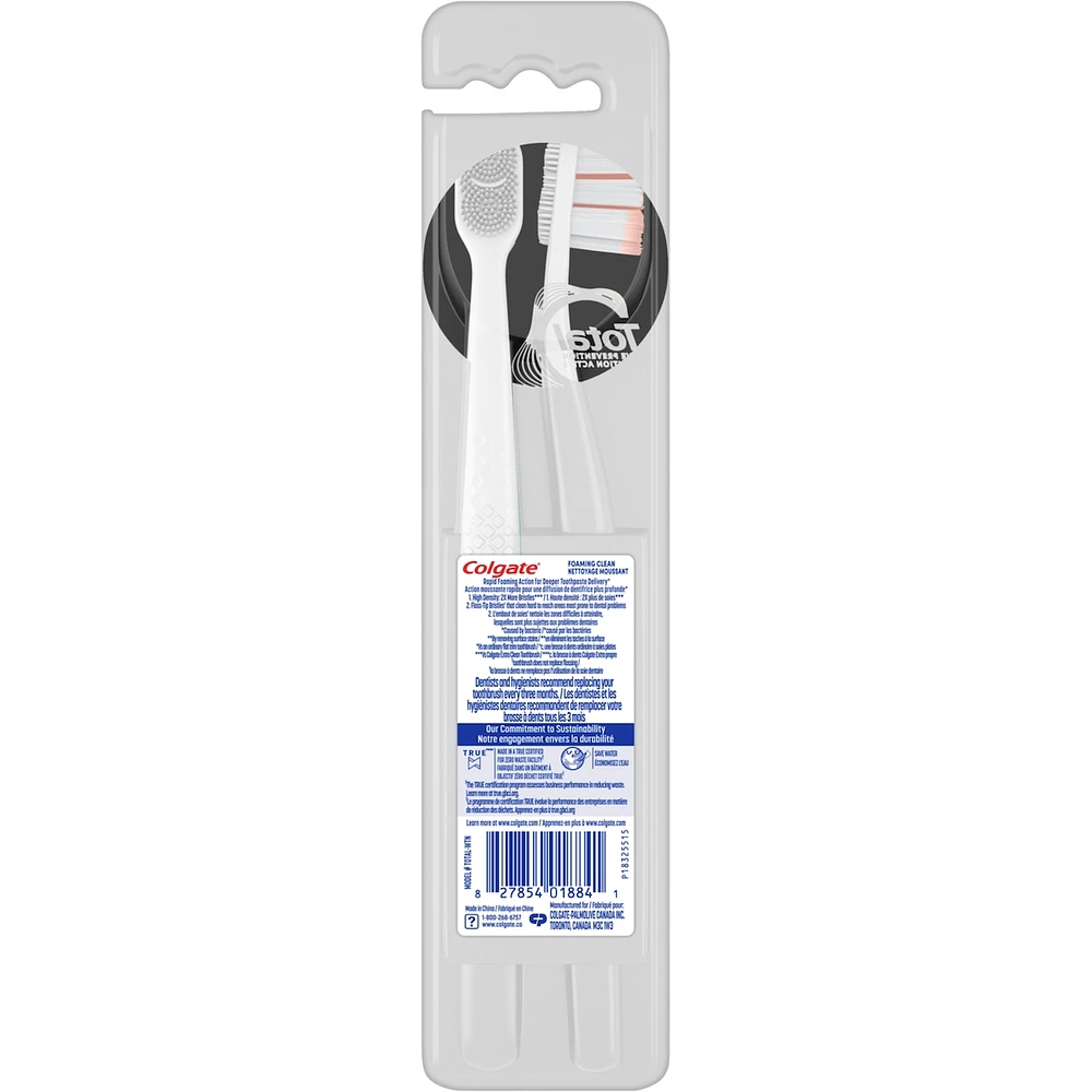 Total Active Prevention Foaming Clean Medium Toothbrush
