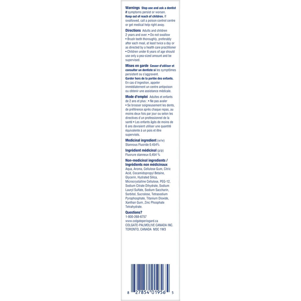 PerioGard SF Gum Care and Sensitivity Toothpaste