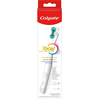 Total Battery Powered Toothbrush, White