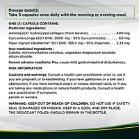 Anti-Inflammatory with AminoLock Collagen, Turmeric Curcumin and BioPerine