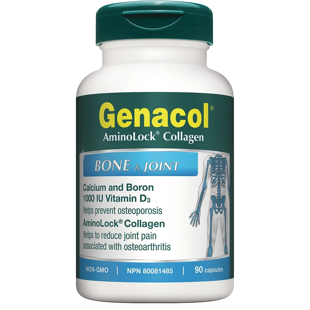 Genacol Bone & Joint with AminoLock Collagen, Boron, Calcium and Vitamin D3