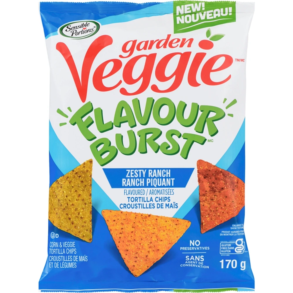Garden Veggie Flavour Burst Zesty Ranch