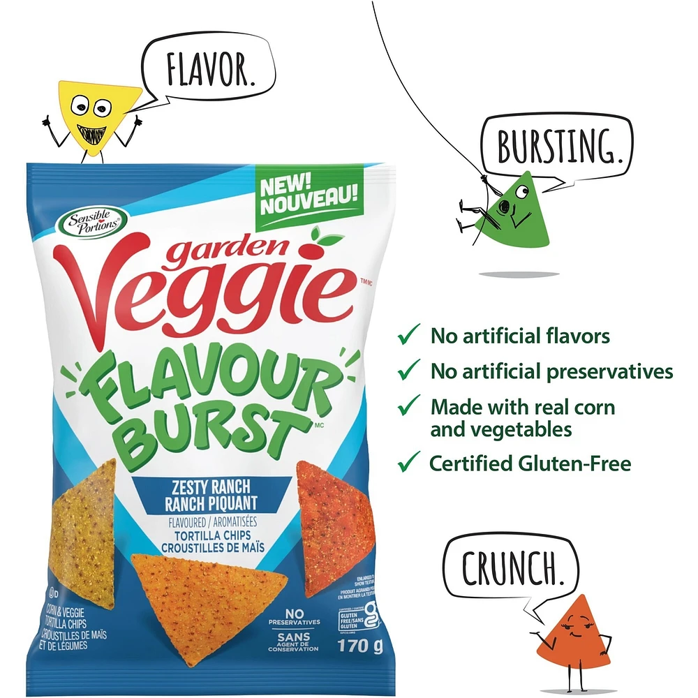 Garden Veggie Flavour Burst Zesty Ranch