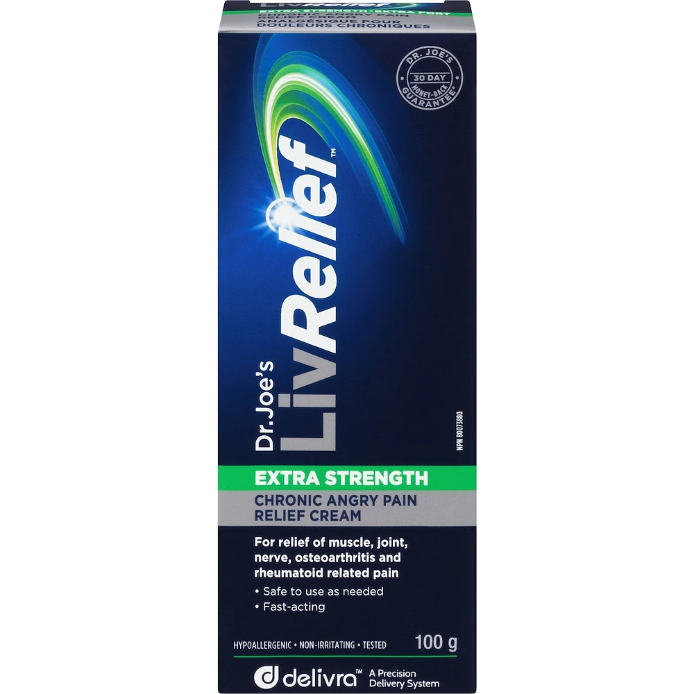 Livrelief Extra Strength Chronic Angry Pain Relief Cream 100g