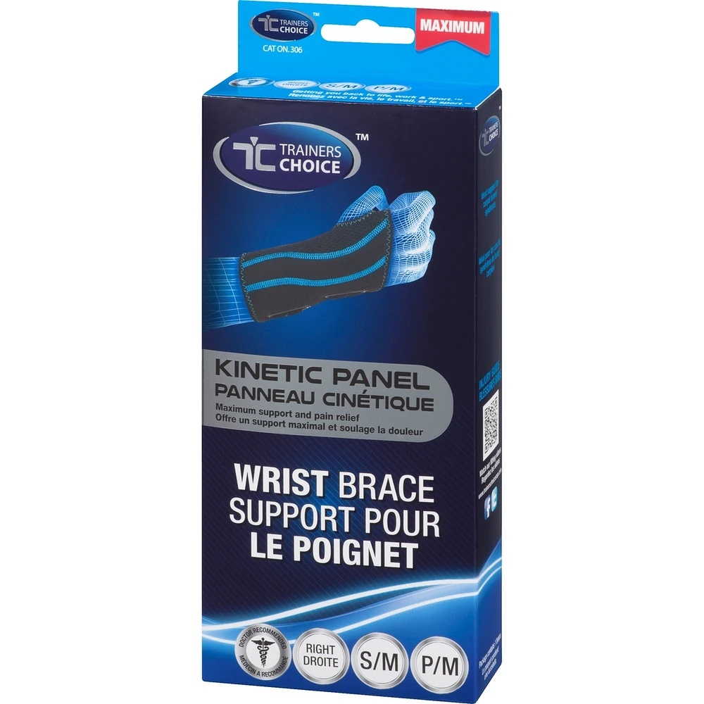 TRAINERS CHOICE WRIST RGT MED
