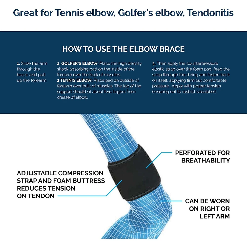 Tennis & Golfer's Elbow Brace