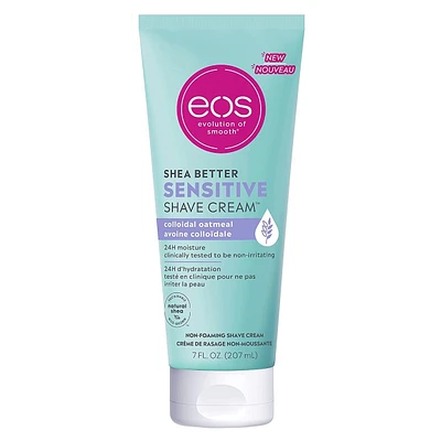 Shea Better™ Sensitive Moisturizing Shaving Cream, Unscented, Colloidal Oatmeal, 24H Moisture