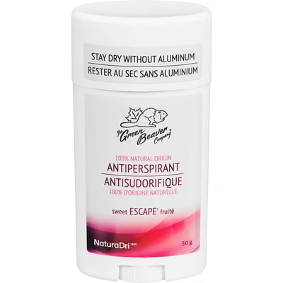 100% Natural Aluminum Free Antiperspirant Escape