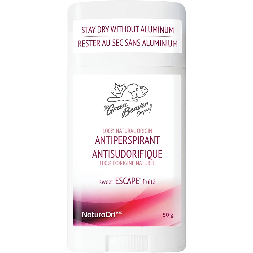 100% Natural Aluminum Free Antiperspirant Escape