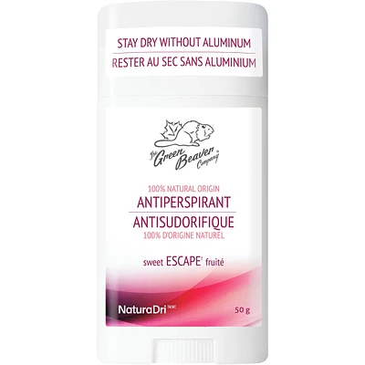 100% Natural Aluminum Free Antiperspirant Escape