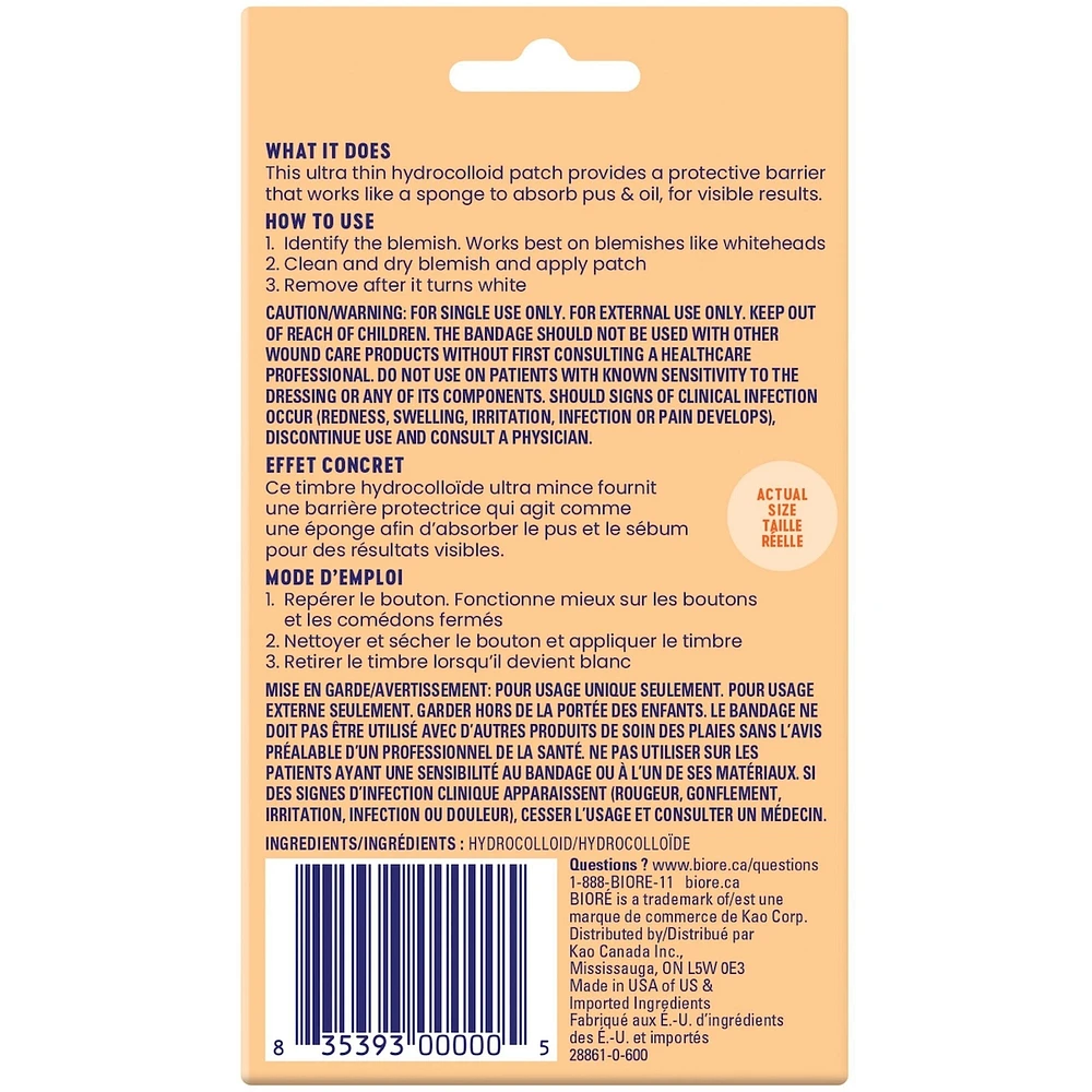 Day or Night Pimple Patches, Hydrocolloid Patches to Cover & Reduce Blemishes| Dye Free