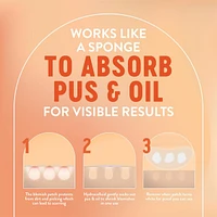 Multi Action Blemish & Oil Absorbing Patches | Hydrocolloid Patch for Oily Skin, Large Patches