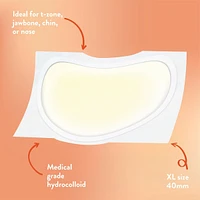 Multi Action Blemish & Oil Absorbing Patches | Hydrocolloid Patch for Oily Skin, Large Patches