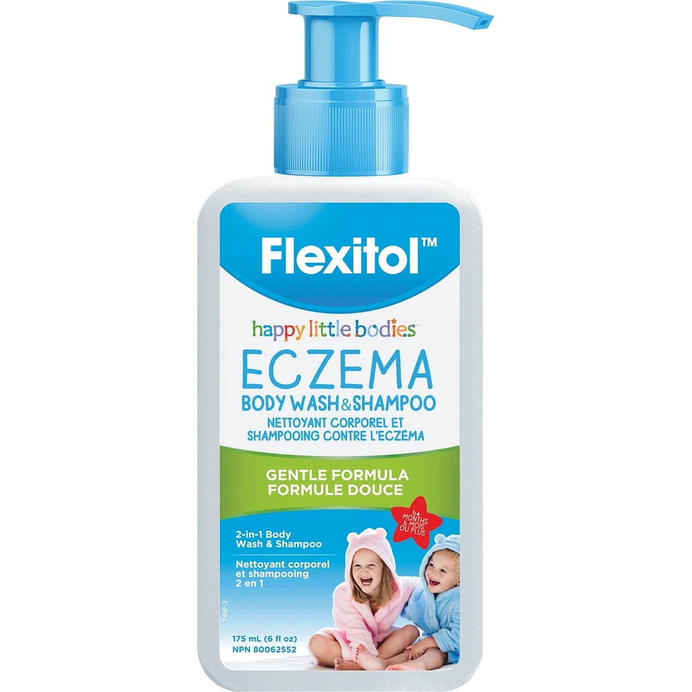Happy Little Bodies™ Eczema 2 in 1 Body Wash and Shampoo
