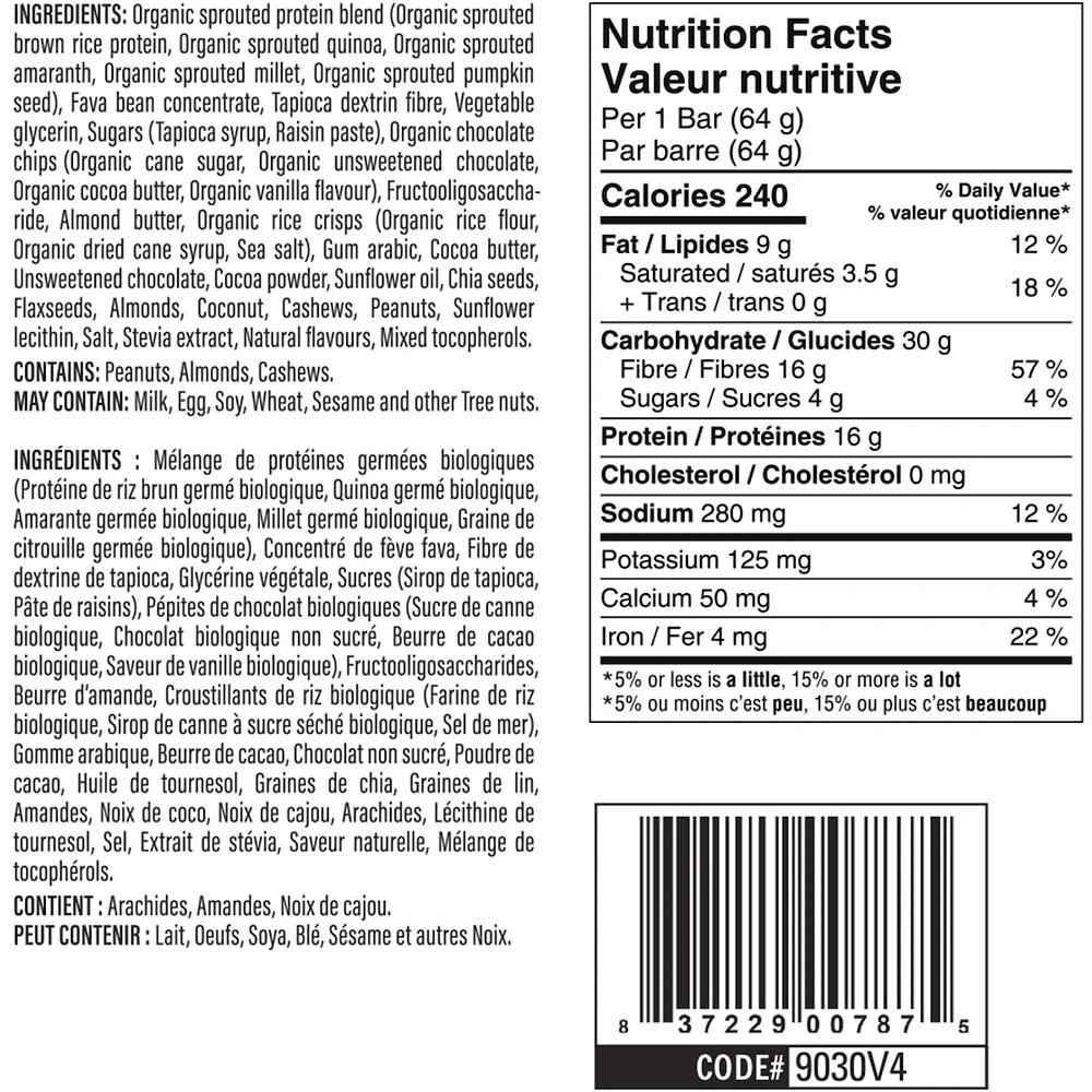 Sprouted Protein Bars