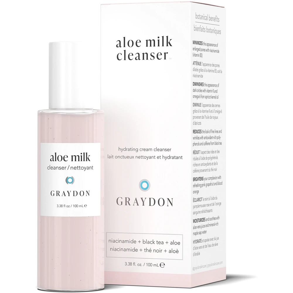 Aloe Milk Hydrating Cream Cleanser With Niacinamide