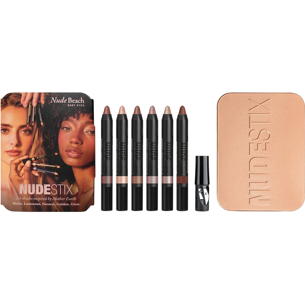 Nude Beach 6 Pc - Eye Pencil Palette