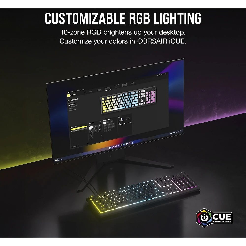K55 CORE RGB Gaming Keyboard