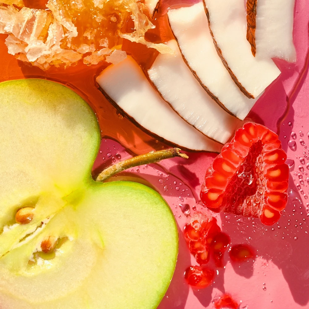 Natural Smooth Lip Balm, Coconut Milk, Honey Apple, Raspberry Kiwi Splash