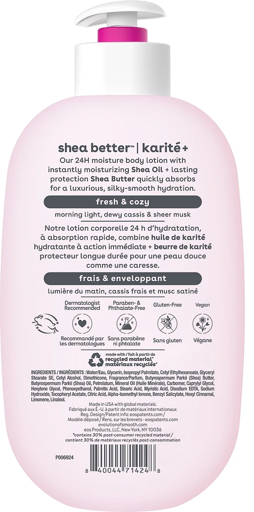 Shea Butter Hydration 24H Lotion Frais et Envelop