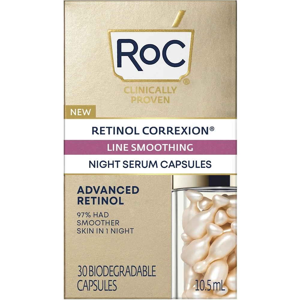 Retinol Correxion Line Smoothing Night Serum Capsules