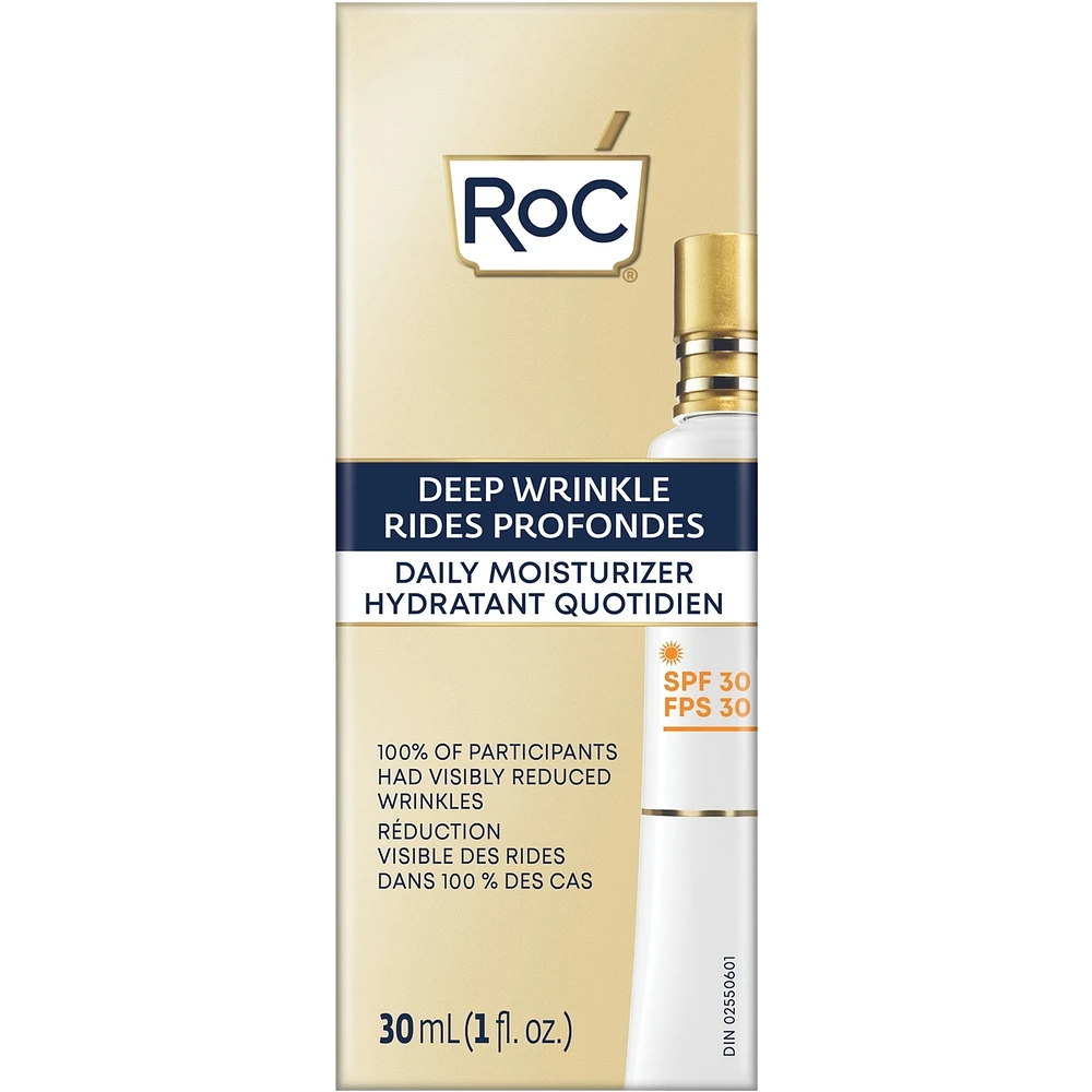 Roc Retinol Correxion Deep Wrinkle Daily Moisturizer Spf30 1oz