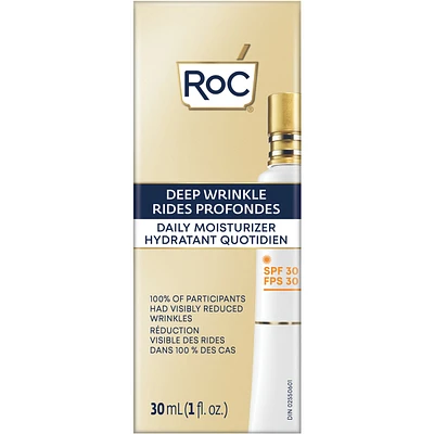 Roc Retinol Correxion Deep Wrinkle Daily Moisturizer Spf30 1oz