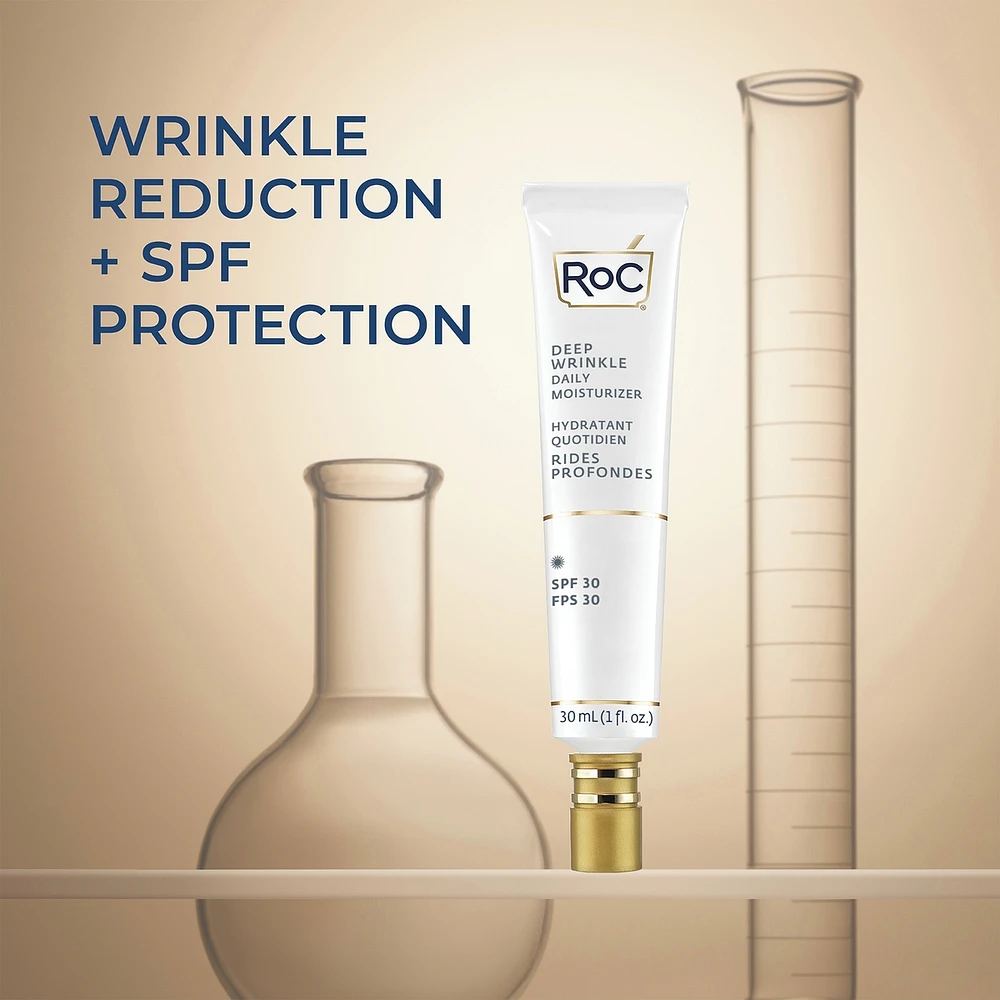 Roc Retinol Correxion Deep Wrinkle Daily Moisturizer Spf30 1oz
