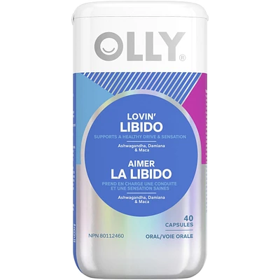 Supplement Capsules support physical aspects of drive & sensation Lovin' Libido supplements for women with ashwagandha, damiana & maca