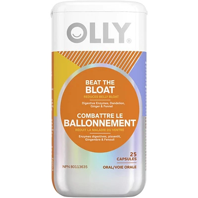 Supplement Capsules belly bloat reduction for gut health Beat the Bloat with digestive enzymes, dandelion, ginger & fennel
